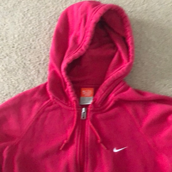 Pink Nike zip-up hoodie - Picture 2 of 2
